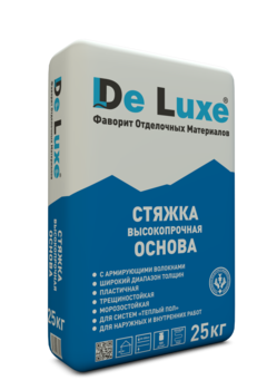 Смесь для стяжки пола De Luxe ОСНОВА