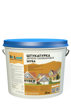 Акрило-силиконовая декоративная штукатурка готовая De Luxe Шуба