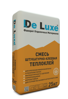 Теплоклей De Luxe клей для минераловатных плит