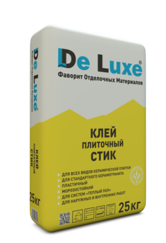 Плиточный клей для теплого пола под керамогранит Стик De Luxe