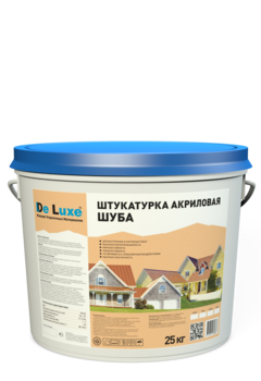 штукатурка декоративная акриловая готовая De Luxe Шуба