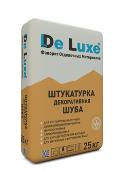 Штукатурка декоративная De Luxe Шуба